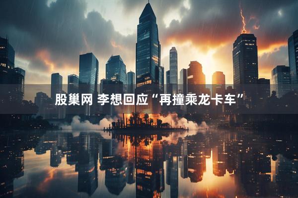 股巢网 李想回应“再撞乘龙卡车”